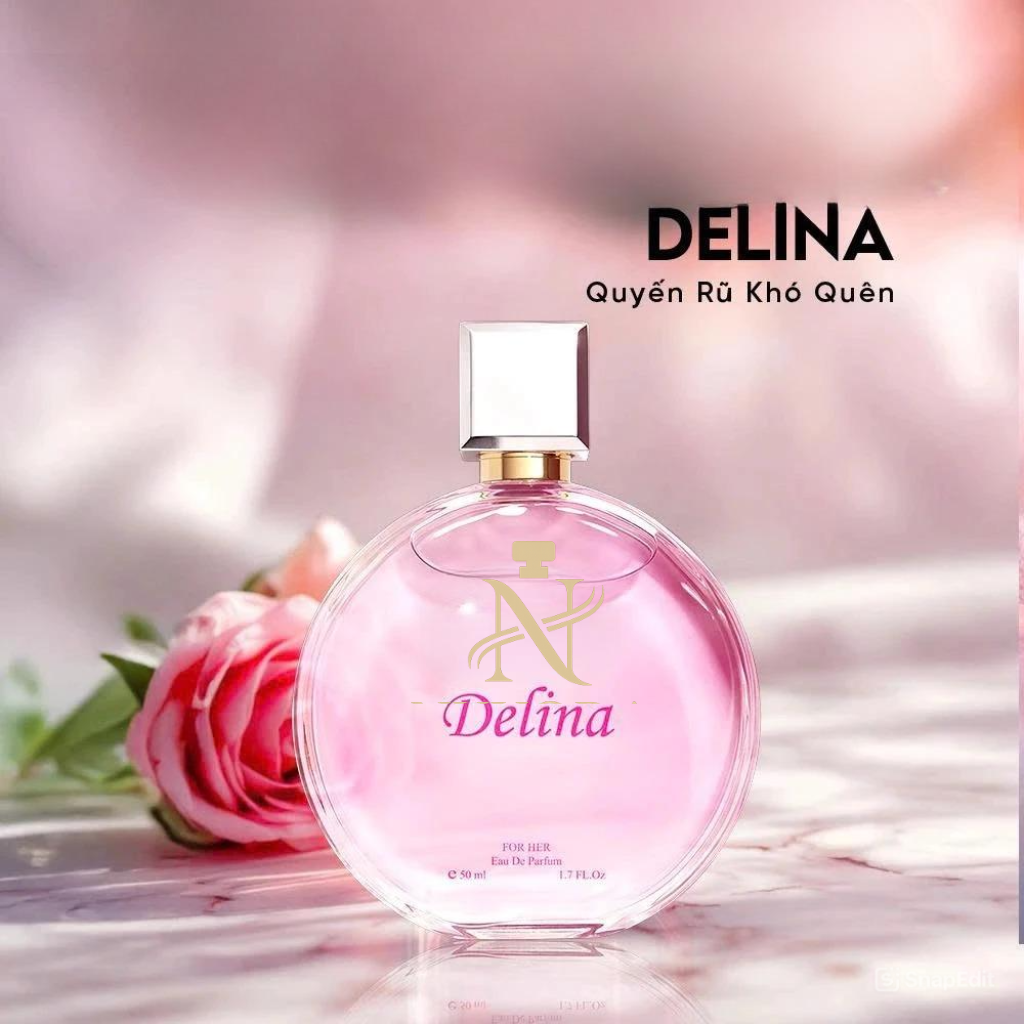 Nước hoa Nữ Charme Delina 50ml NVR - Thơm lâu 24h - Ảnh 4