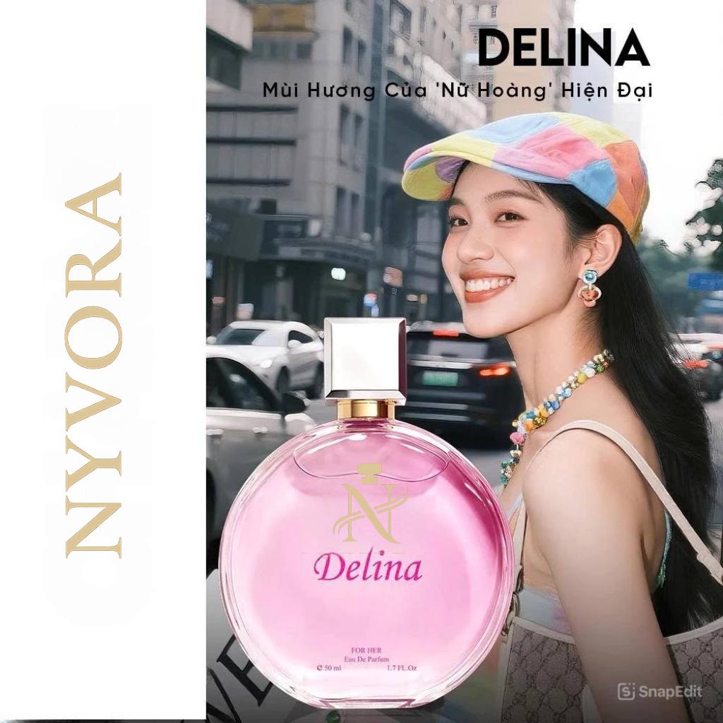 Nước hoa Nữ Charme Delina 50ml NVR - Thơm lâu 24h - Ảnh 5