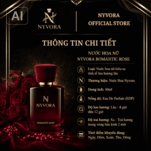 NƯỚC HOA NỮ NYVORA ROMANTIC ROSE
